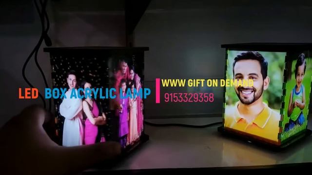 LED ACRYLIC BOX LAMP смотреть онлайн