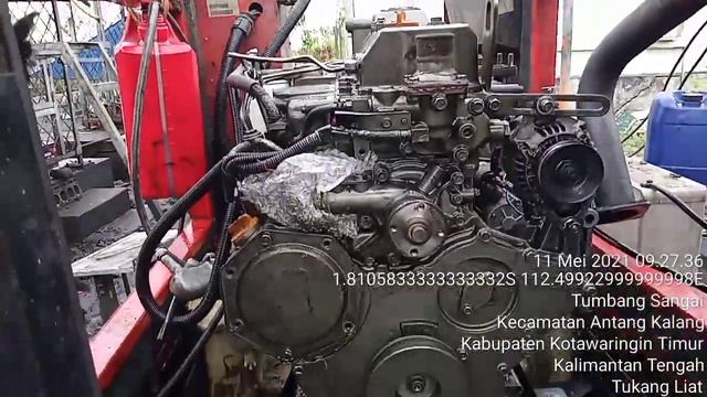 Yanmar 4TNV98T First Running After Rebuild
