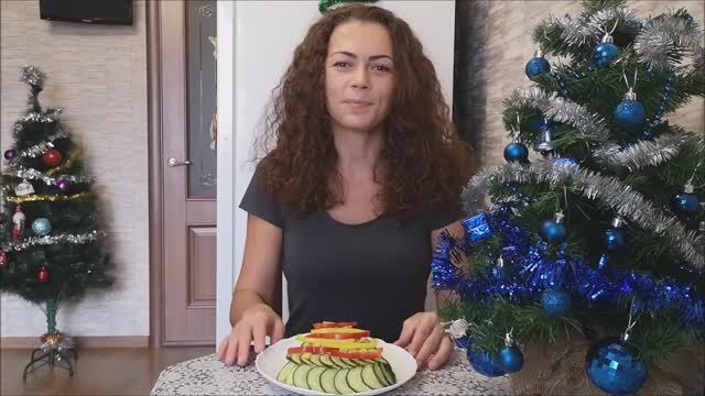 Салат на Новый Год НОВОГОДНЯЯ ЁЛКА Быстро и Вкусно!!! смотреть онлайн