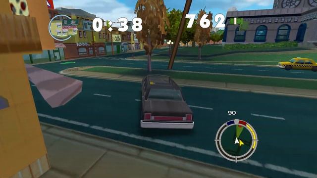 The Simpsons Hit & Run - Donut Mod 4 Level 2 BETA Gameplay