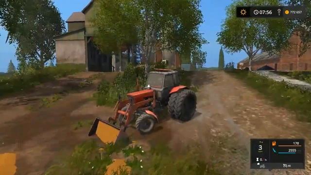 Farming Simulator 2017. Трактор Беларус МТЗ 82.+погрузчик смотреть онлайн