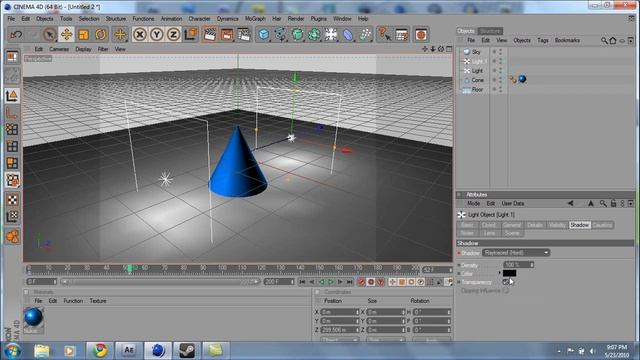 Quick Tip of The day #2 - Cinema 4D - Shadows смотреть онлайн