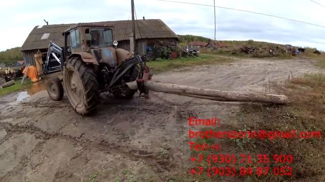 2.2 Боковой захват бревна трелевочным захватом смотреть онлайн