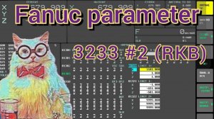 Удаление введенного текста по Reset. Fanuc parameter 3233#2 (RKB).