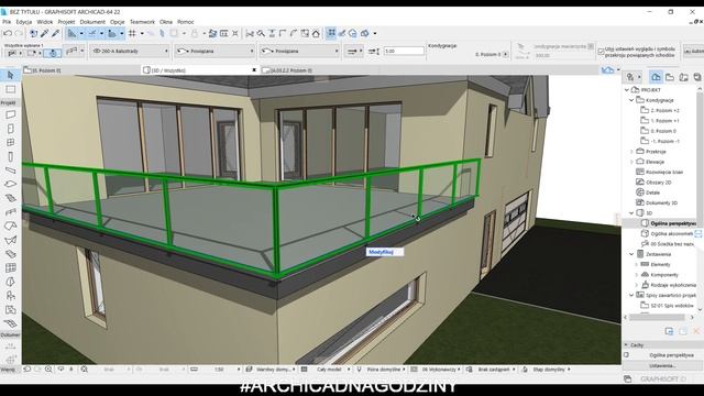 7 podstawy archicad balustrada na innym projekcie #archicadtriki #archicadporady 👊🏼 смотреть онлайн