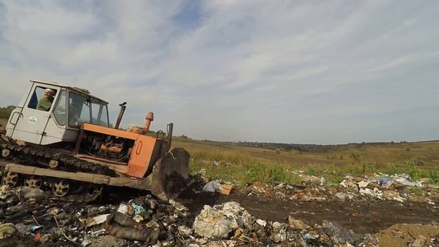 трактор т150  бульдозер