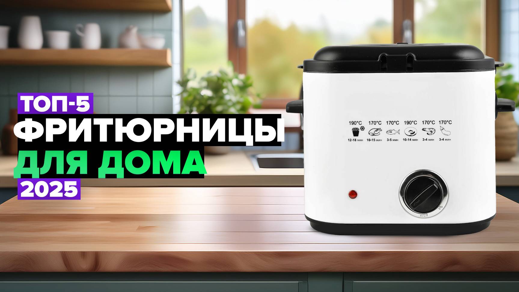ТОП-5: Лучшие фритюрницы для дома 💥 Рейтинг 2025 года смотреть онлайн