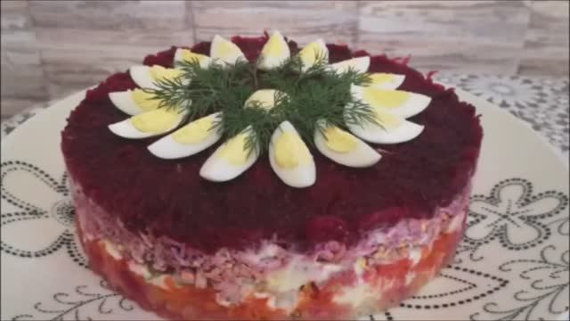 Салат ПРАЗДНИЧНЫЙ с курицей. Салат на праздничный стол, Новый Год 2022, новогодний стол смотреть онлайн