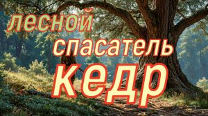 Лесной спасатель КЕДР