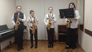 Ансамбль саксофонов ДШИ №55, IV группа