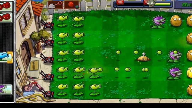 прохождение Растения против Зомби 3 серия