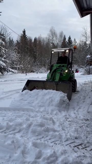 Plowing Snow Beside Our House #asmr #viral #trending #shorts #satisfying #winter #snow смотреть онлайн