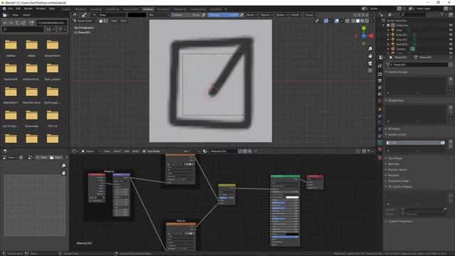 شرح بعض استخدامات مود vertex paint في برنامج blender 2.83 смотреть онлайн