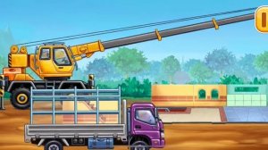 fun games construction hospital build - krankenhaus - baustelle - стройка - веселые игры про машинк