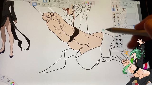 Let's Tickle Tatsumaki's Feet