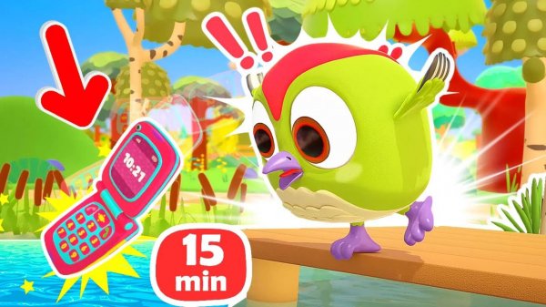 Телефон Тук Тука упал в ОЗЕРО! Веселые мультики для детей Совенок Хоп Хоп