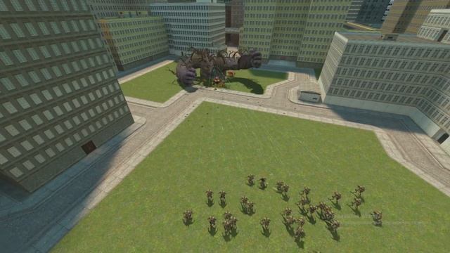 Garry's mod npc war - Vindictus Bosses vs Half-Life Resurgence (Gmod Npc Battle)