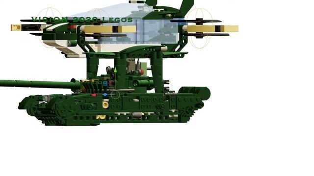 DRONE and Tank - DRONE FOILING. Legos model - VISION 2030 SAUDIA смотреть онлайн