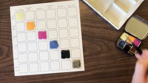 DESIGNING A WATERCOLOUR PALETTE WITH A SMALL SHOP | Morning Meadows Palette