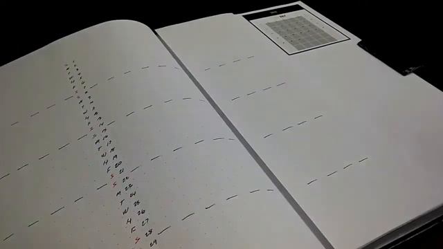 Bullet Journal Plan With Me: Monthly Spread Ultra-Streamlined смотреть онлайн