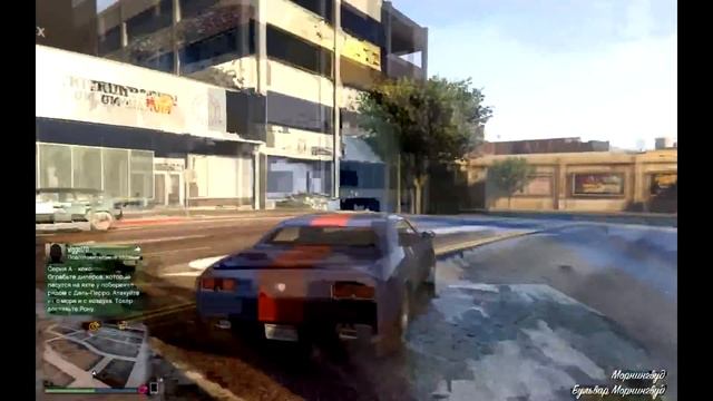Продолжение развития в GTA 5 online. Полеты на самолетах, смерти, новые участники сервера. смотреть онлайн
