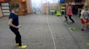 Детский фитнес 4-6 лет. Развитие прыжковых навыков и темпа.