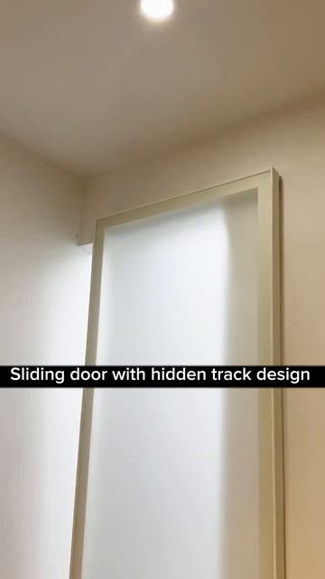 Sliding door with hidden track design смотреть онлайн