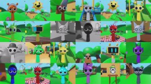 Roblox Sprunki Mix – 3D Sprunki RP и Анимации