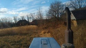 Трактор МТЗ 80.Вспашка огородов октябрь 2020 г.