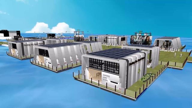 Floating ECO Smart House - FLOATING MARINE PARK смотреть онлайн