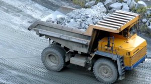 БЕЛАЗЫ в работе, BelAZ-7547 спуск и подъем в карьере