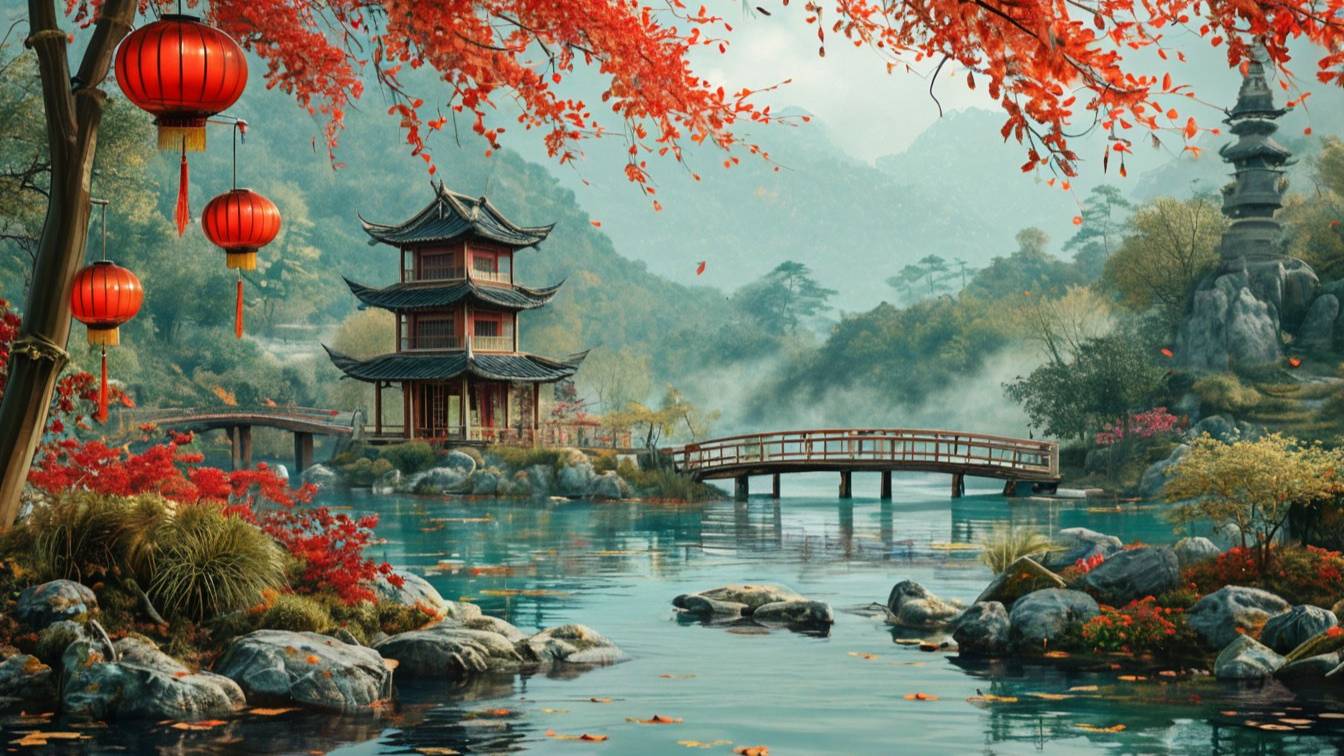 классическая китайская музыка || Музыка бамбуковой флейты, Гучжэн, Эрху || Мягкая мелодичная китайс смотреть онлайн