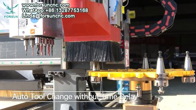 Nesting ATC CNC Wood Router Machine with Syntec Controller System смотреть онлайн