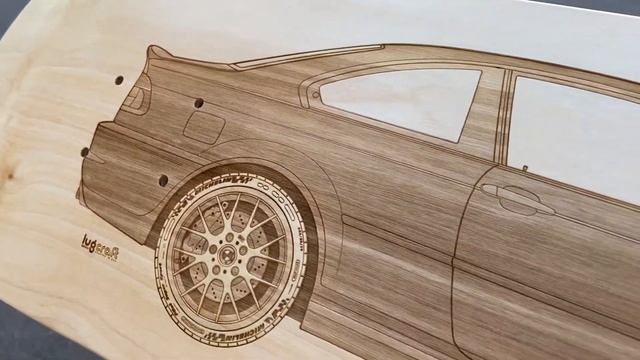 LUGCRAFT BMW M3 E46 SIDE PROFILE SKATEBOARD DECK ART смотреть онлайн
