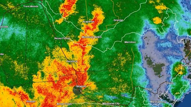NWS Radar Loop April 13th, 2020 Havelock Tornado (BR) смотреть онлайн