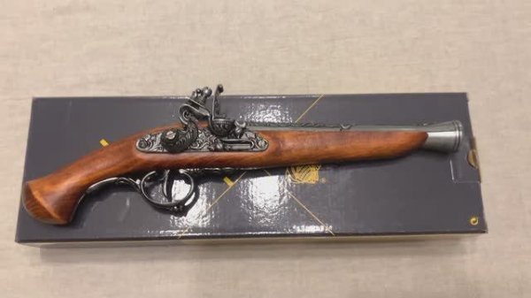 Пистоль кремневый Германия XVIII в., Flintlock pistol, Germany XVIII th C., Denix 1260/G