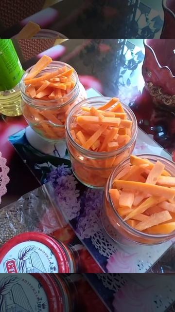 Морковь маринованная