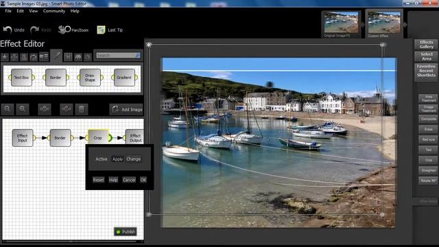 Smart Photo Editor Tutorial - Border & Crop Combination смотреть онлайн