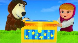 Маша и Медведь Игровой домик и куклы для детей