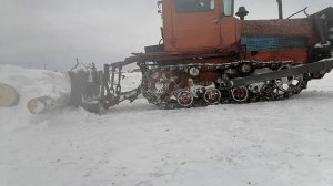 😀Цепляю нож на заднюю навеску дт-75! 🤠