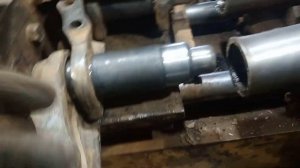 Сборка гусянки(ходовой) от бульдозера