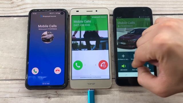 Fake Calls/ Two Samsungs vs Honor/ Samsung S10, J260, Honor 7/ Incoming Mobile Calls смотреть онлайн