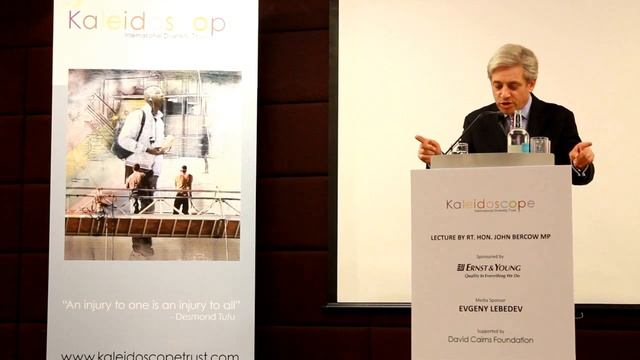 KaleidoscopeTrust Lecture 2012 - John Bercow