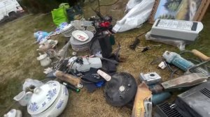 Обзор находок на свалке. Витёк мусорщик