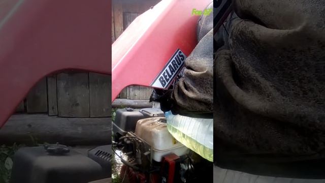 Тракторок беларус 132H. Полный привод. Осенняя перепашка картофеля на зиму. смотреть онлайн