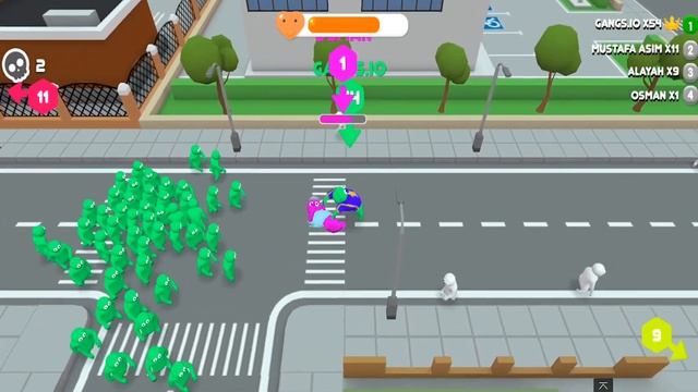 Gangs.io (Crowd City) World Record Map Control: 100.00% #125