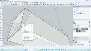 6/9. Подготовка развёртки профильной трубы сечением 120х80 мм в SketchUp.