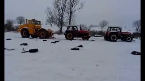 Битва тракторов, Кировец К 700, 701, 744 против всех, перетягивание