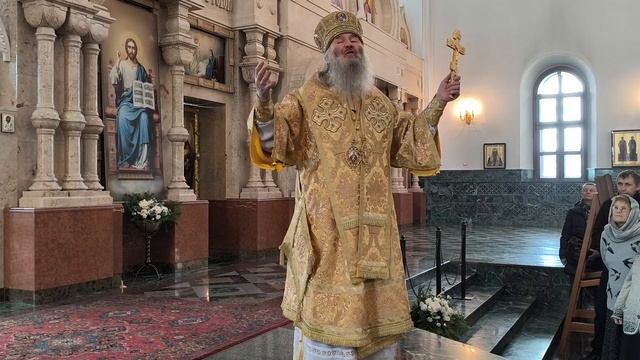 Проповедь митрополита Иоанна в Неделю Торжества Православия в Благовещенском соборе смотреть онлайн