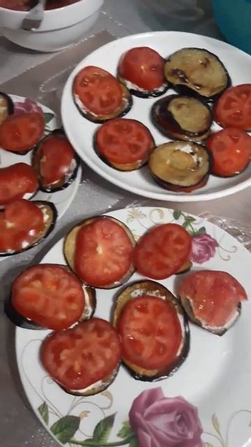 Язычки из баклажанов